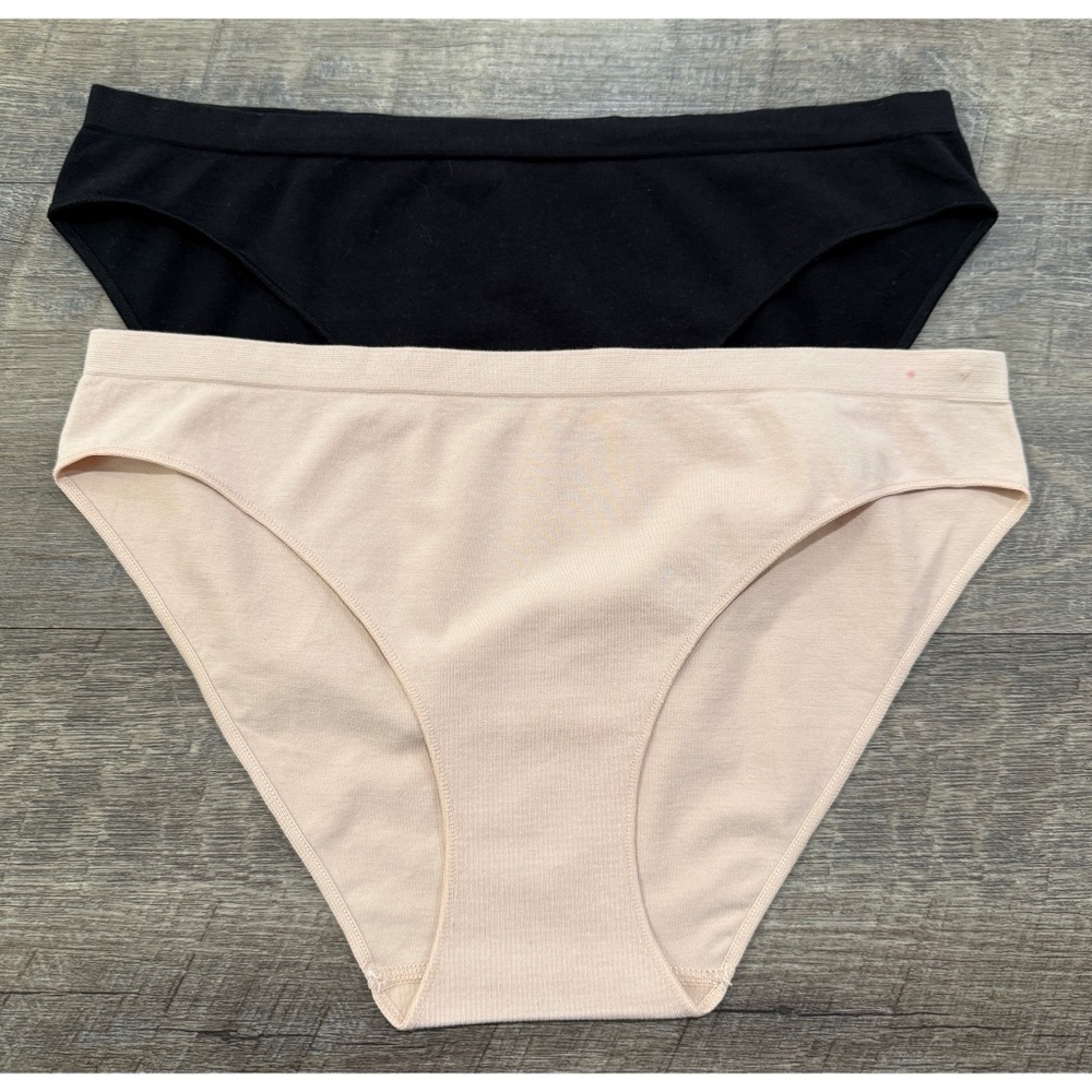 OnGossamer G1284P3 Cabana Cotton Seamless Bikini Panty Size Large